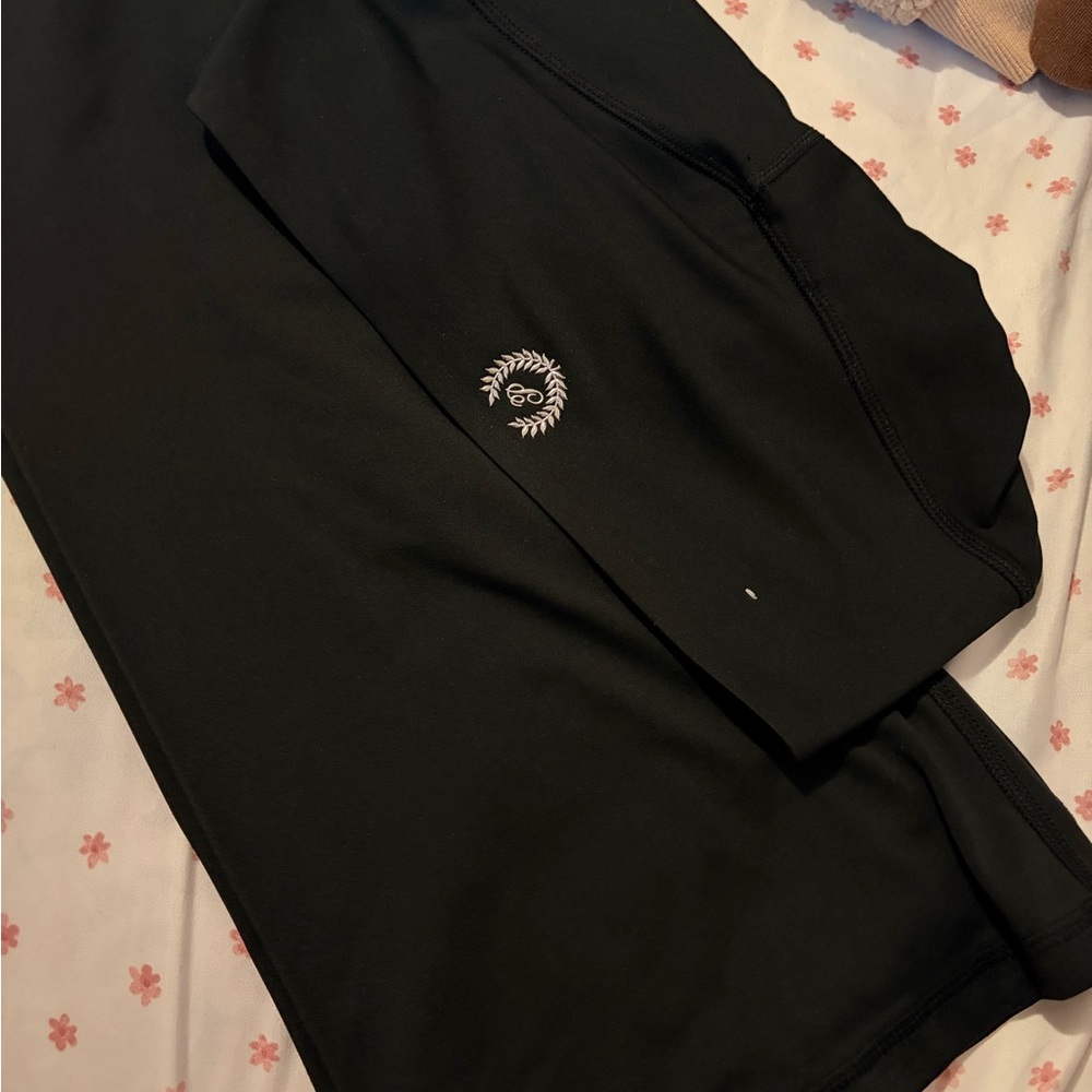 PINK Victoria's Secret Black Flare Pants